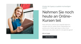 HTML-Seitendesign Für Bauen Sie Fähigkeiten Mit Kursen Auf