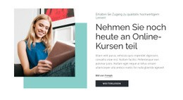 Bauen Sie Fähigkeiten Mit Kursen Auf - HTML5-Responsive Vorlage
