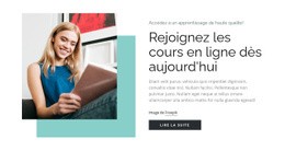 Développez Vos Compétences Avec Des Cours : Modèle D'Une Page Facile À Utiliser