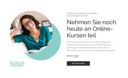 Fantastische Einseitenvorlage Für Flexible Ausbildung Mit Fokus Auf Individuellen Ansatz