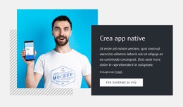 Il Modello HTML5 Più Creativo Per Crea App Native