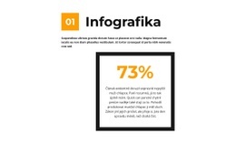 Infografika Jednoduchými Slovy Základní Html Šablona S CSS