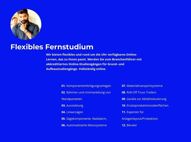 Für Arbeitsaufgaben HTML Website Builder