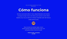 Palabras Sobre El Proyecto. - Plantilla HTML Gratuita