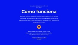 Plantilla HTML5 Palabras Sobre El Proyecto. Para Cualquier Dispositivo