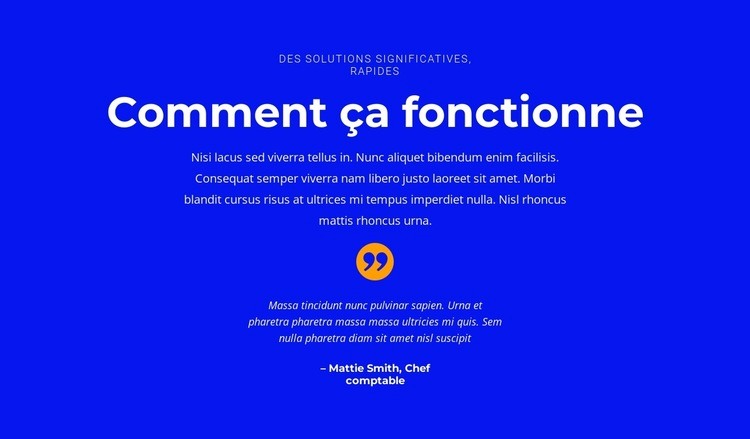 Mots sur le projet Modèles de constructeur de sites Web