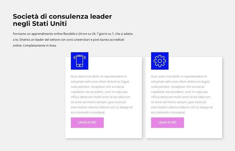 Livellamento veloce Modelli di Website Builder