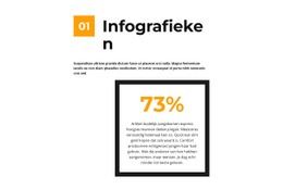 Infographics In Eenvoudige Woorden Eenvoudige Html-Sjabloon Met CSS