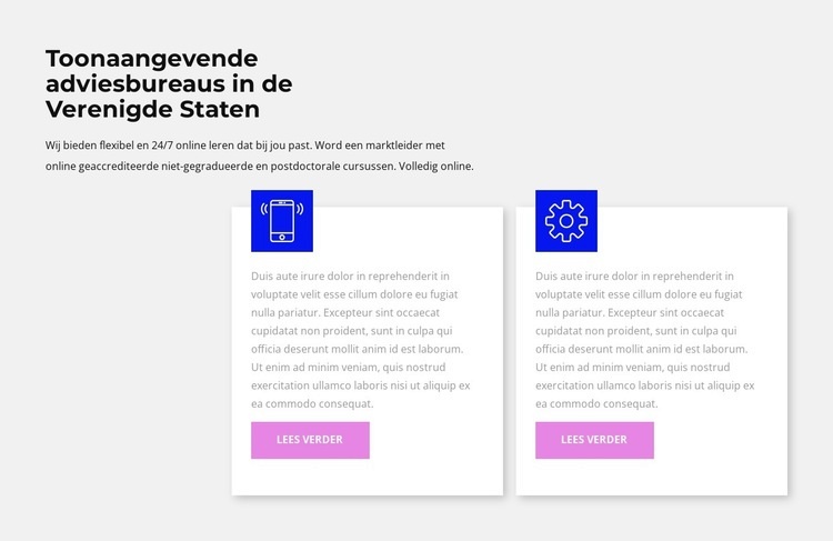 Snel nivelleren Html Website Builder