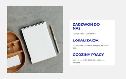 Zapisz Nasze Kontakty - Kreatywny, Uniwersalny Motyw WordPress