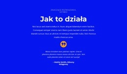 Słowa O Projekcie - Najlepszy Projekt Strony Internetowej