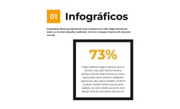 Design De Site Multifuncional Para Infográficos Em Palavras Simples