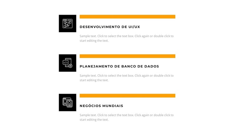 Vários benefícios Template CSS