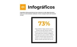 Infográficos Em Palavras Simples - Página De Destino Profissional