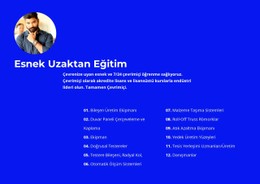 İş Öğeleri Için CSS Şablonu
