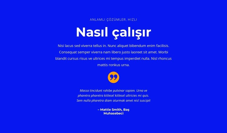 Proje ile ilgili sözler CSS Şablonu