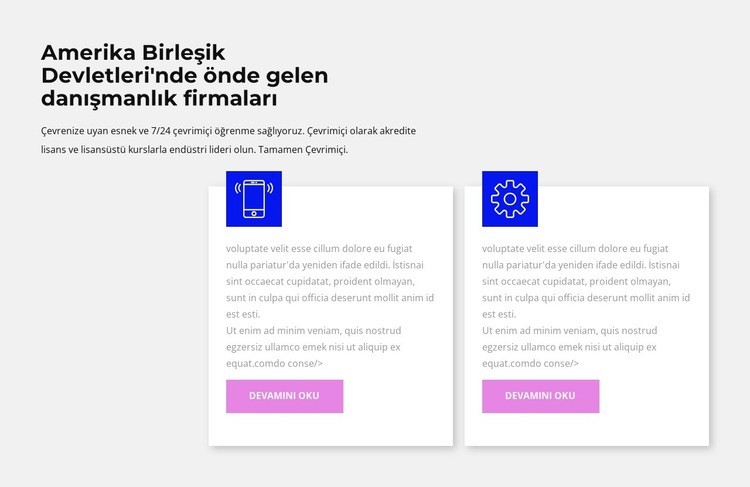 Hızlı tesviye HTML5 Şablonu