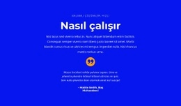 Proje Ile Ilgili Sözler Için Web Sitesi Modeli