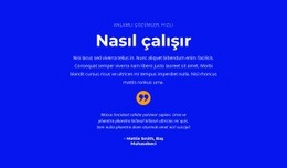 Proje Ile Ilgili Sözler Için Web Sitesi Oluşturucu