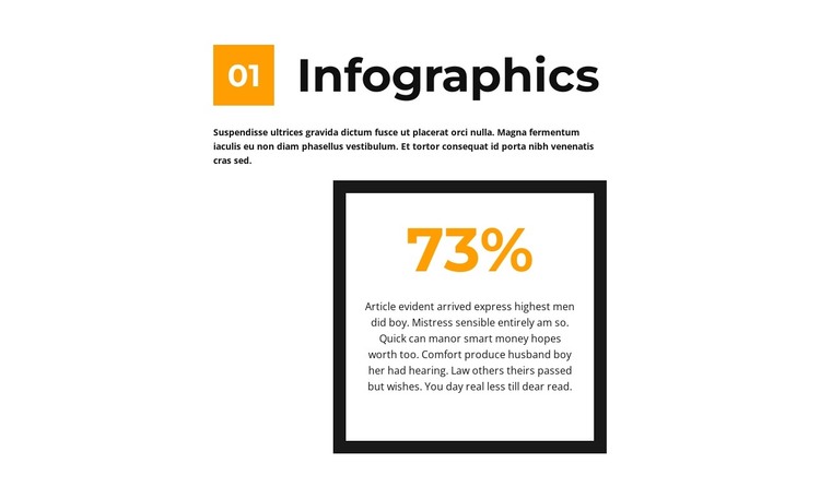 Infographics in simple words Web Design