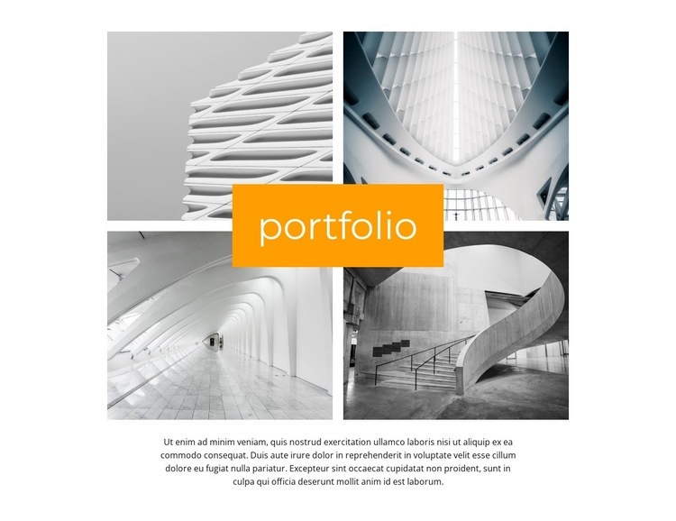 Portfolio stavebních inženýrů Html Website Builder