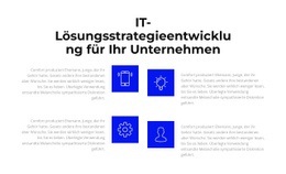 Premium-Website-Modell Für IT-Entwicklung