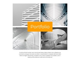 Portfolio Des Bauingenieurs – Fertiges Website-Design