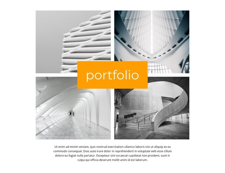 Structural engineer portfolio Elementor Template Alternative
