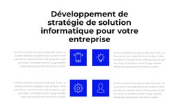 Développement Informatique Site Web D'Une Seule Page