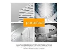 Conception De Site Web Pour Portefeuille D'Ingénieur En Structure