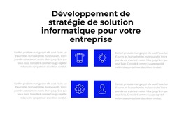 Développement Informatique - Modèle De Site Web Professionnel