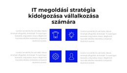 IT Fejlesztés - Professzionális Webhelysablon