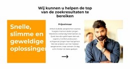 Snel En Efficiënt - Functionaliteitsbestemmingspagina