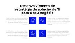 Desenvolvimento De TI - Design HTML Page Online