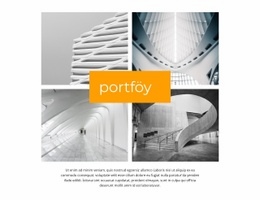 Yapı Mühendisi Portföyü - Bir Sayfalık Şablon