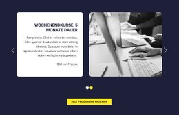 Wochenendkurse - Kostenlos Herunterladbares Website-Design