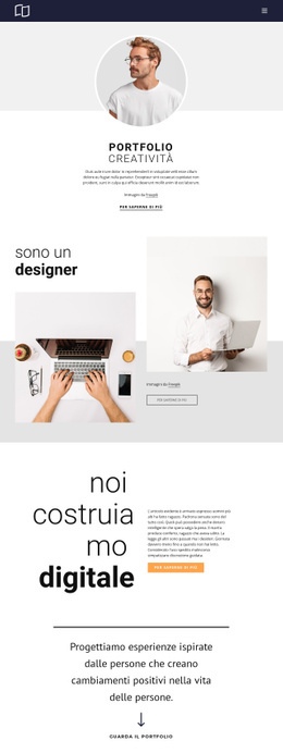 Portfolio Di Sviluppatori Web - Builder HTML