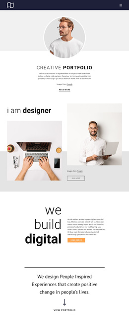 Web Developer Portfolio Joomla Template 2024