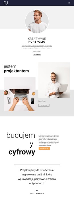 Portfolio Programistów Internetowych Darmowy Szablon Strony Internetowej CSS