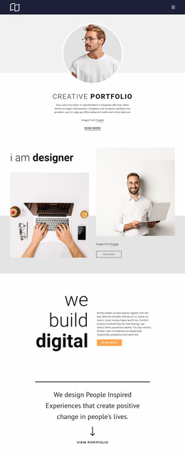 Web Developer Portfolio - Best HTML Template