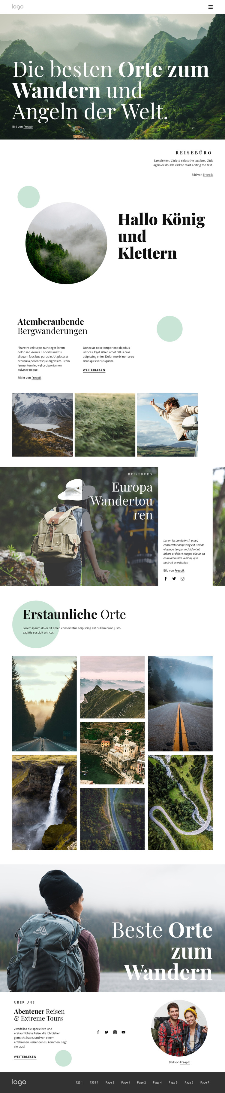 Finde deinen nächsten Lieblingsweg WordPress-Theme