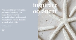 Oceánské Inspirace – Šablona Vstupní Stránky