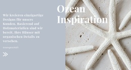 Mehrzweck-Website-Design Für Ozeaninspirationen