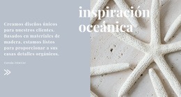 Página De Destino Premium Para Inspiraciones Oceánicas