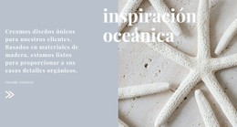 Inspiraciones Oceánicas Plantilla Html Básica Con CSS