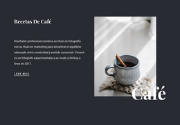 Recetas Familiares De Café - Fantástico Tema De WordPress