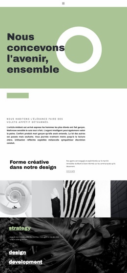 Ensemble, Nous Créons La Beauté Et Le Style - Create HTML Page Online