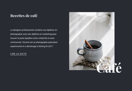 Recettes De Café En Famille - Code Du Modèle HTML