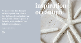 Inspirations Océaniques - Modèle D'Une Page