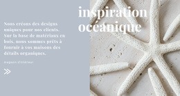 Inspirations Océaniques Modèle Réactif Html5
